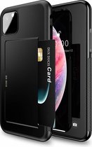 Dux Ducis - iPhone 11 Pro Max hoesje - Pocard Series - Back Cover - Zwart