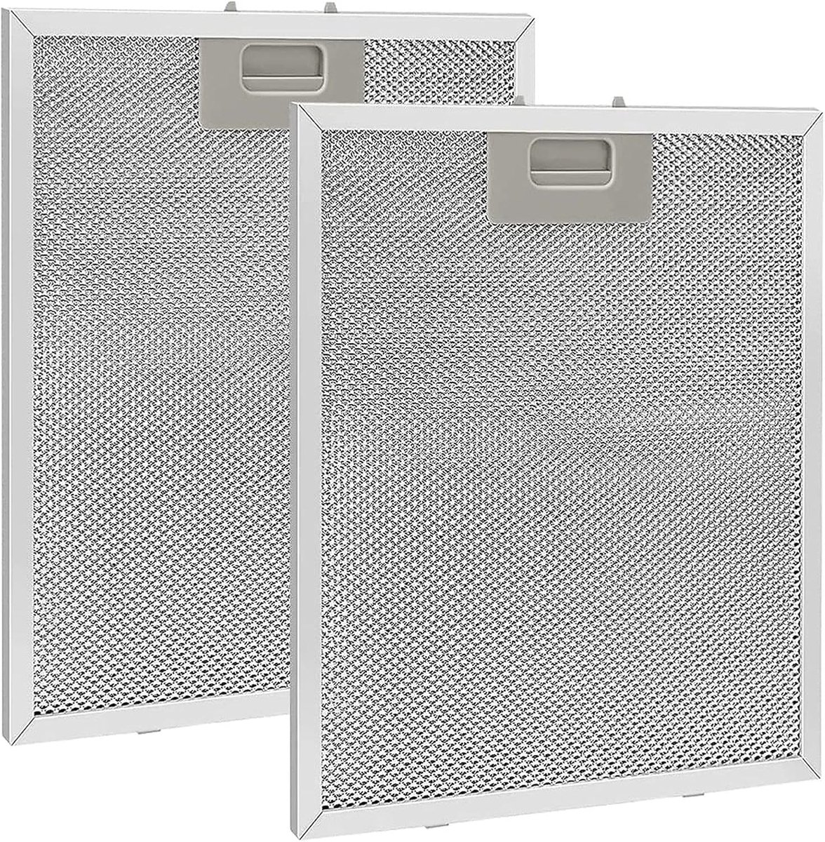Vetfilter, 2 x 320 x 260 mm, Aluminium, Uitwasbaar, voor Afzuigkappen