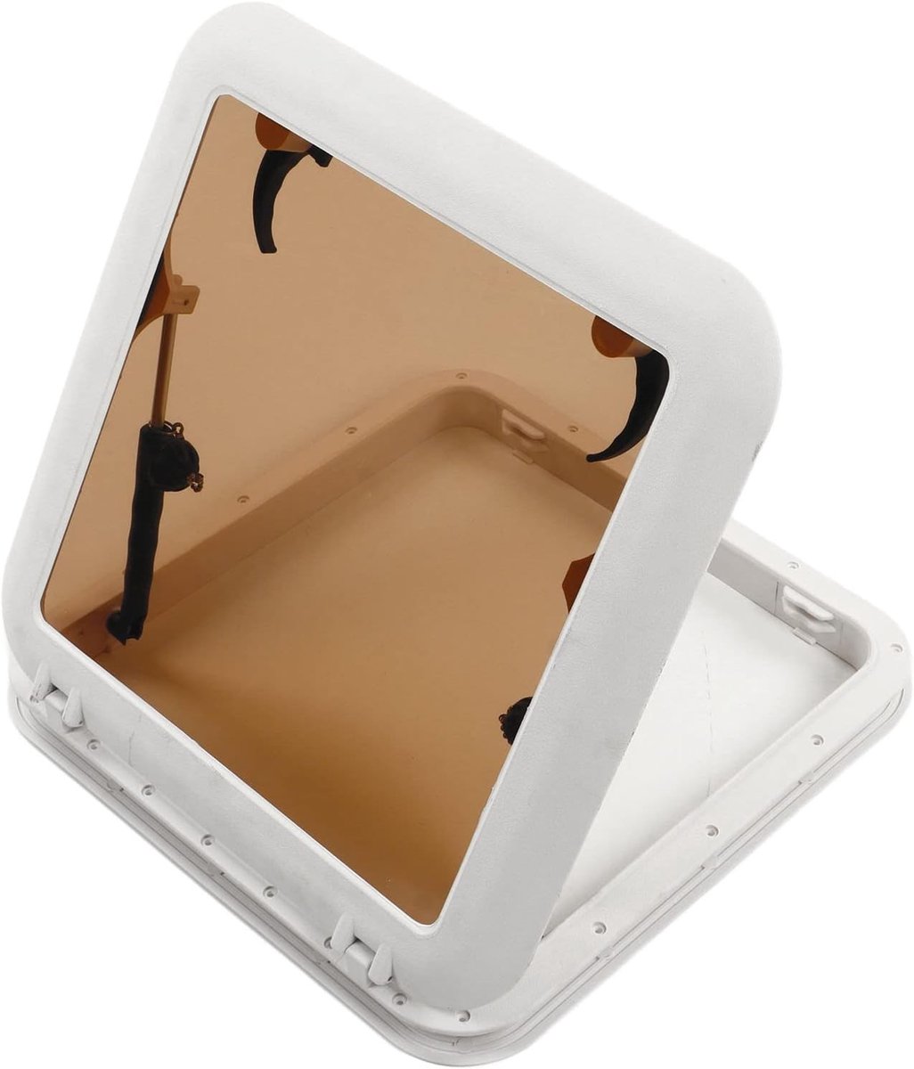Vierkante 495mm Boot Portlicht Raam met Push Out Functie voor Dek, Nautische Skylights en Jachttoepassingen