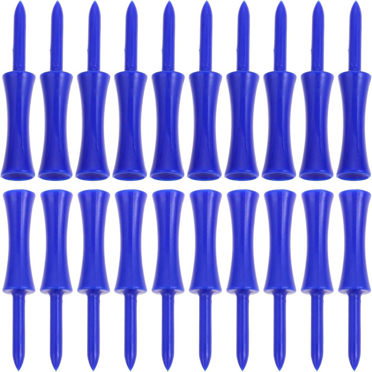 100 Stuks 68mm Plastic Step Down Golf Tees met Gegradueerde Hoogte Controle voor Optimaal Spel