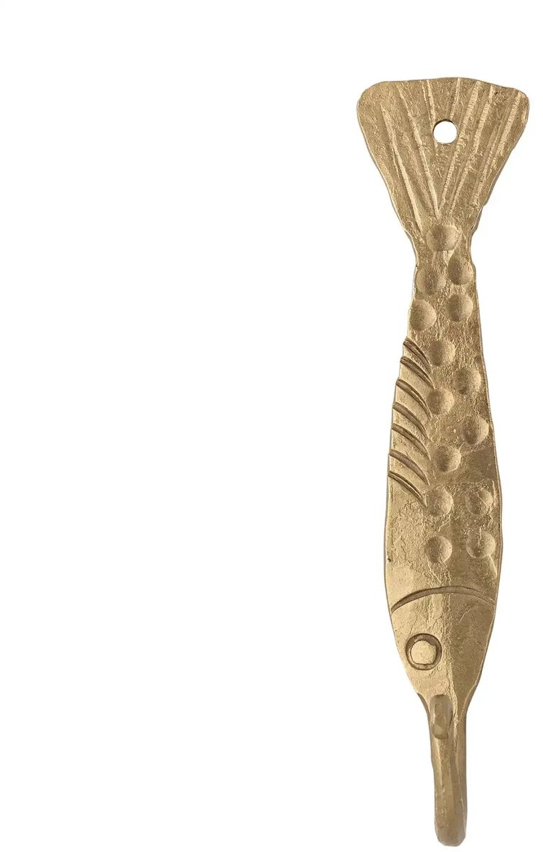 Bloomingville Wandhaak metaal brass chalix 16cm