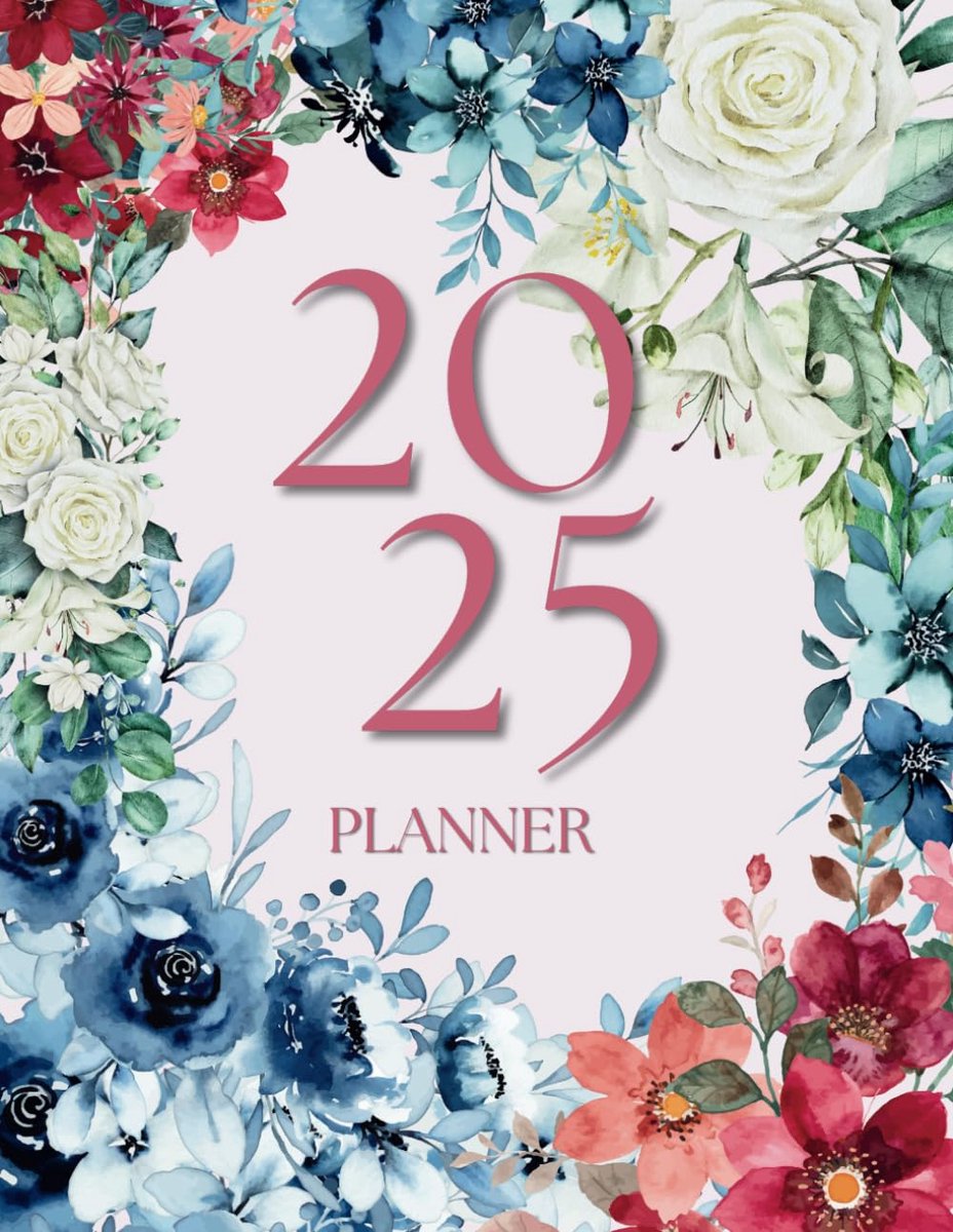 2025 Planner, Weekly Overview, Monthly Agenda, January - December: Monthly and weekly overviews for efficient time - ShopVlot