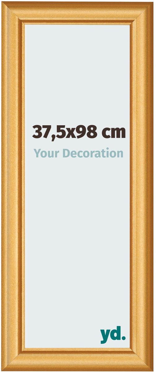 yd. Your Decoration - Fotolijst 37,5x98 cm - MDF - Goud Mat - Lazio