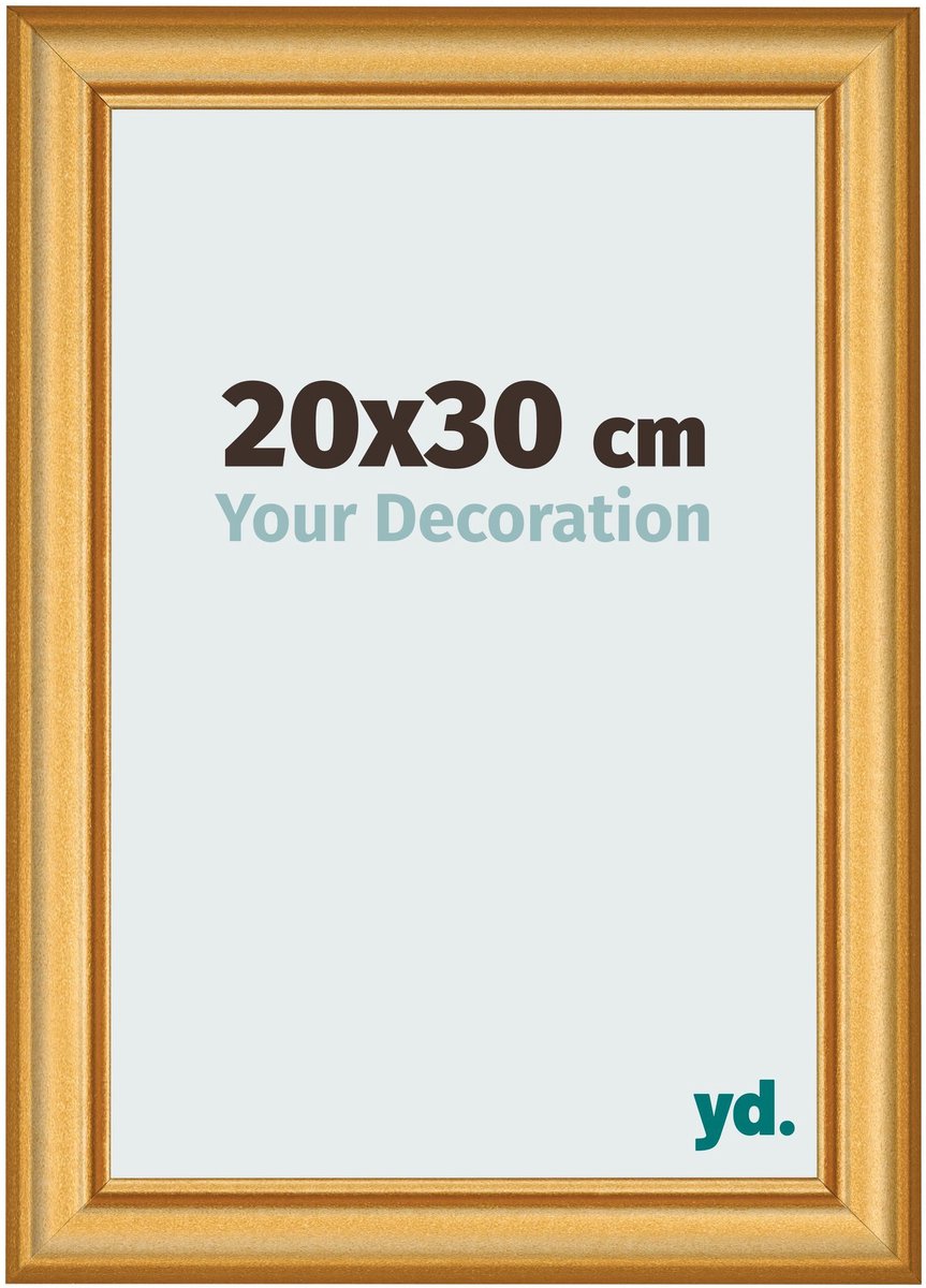 yd. Your Decoration - Fotolijst 20x30 cm - MDF - Goud Mat - Lazio