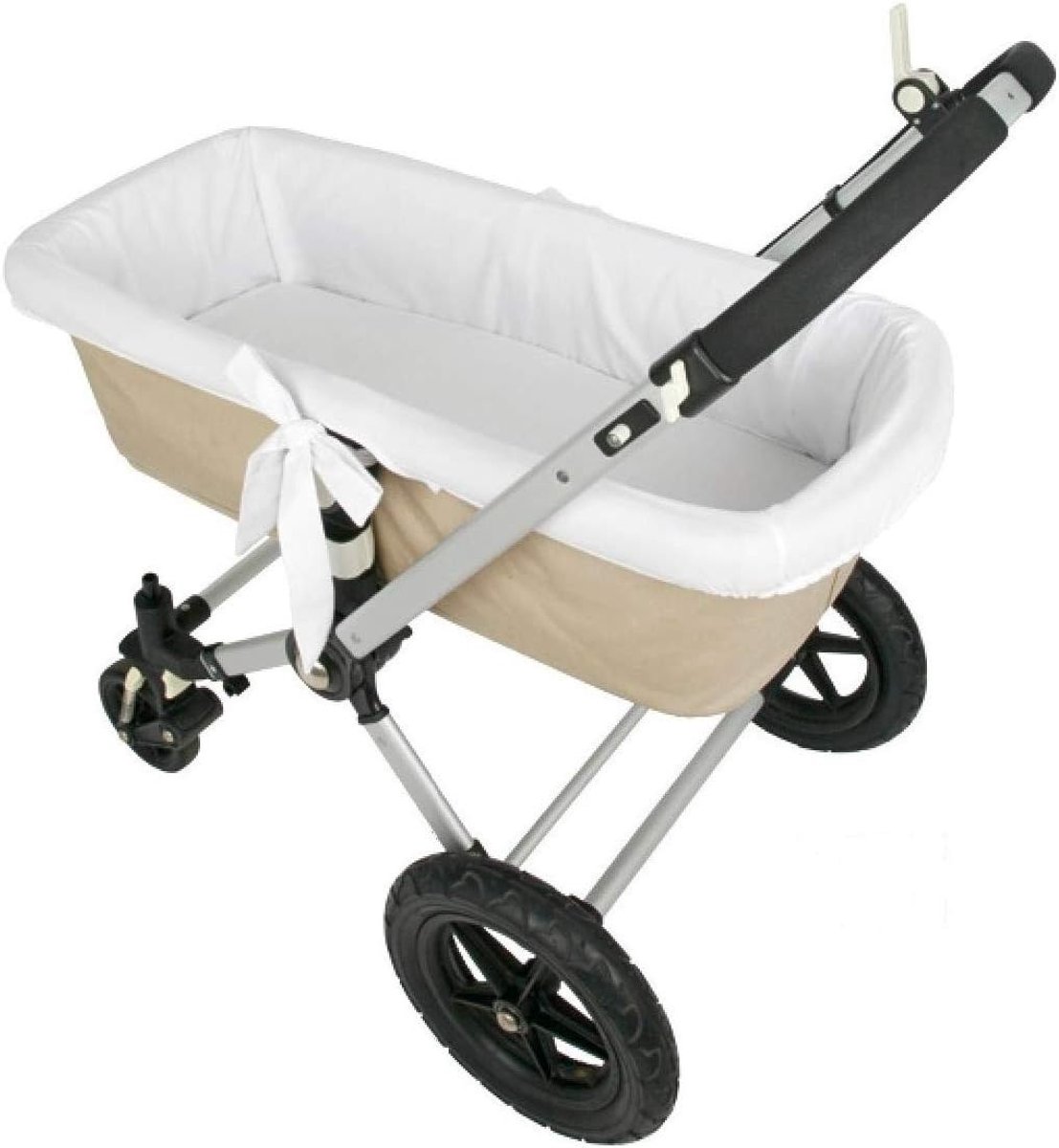 Fucabla draagtas, anti-allergisch en zacht, ademend, hoes voor draagtas, binnenvoering, 100% gemaakt in Spanje, wit, 90 x 40 cm