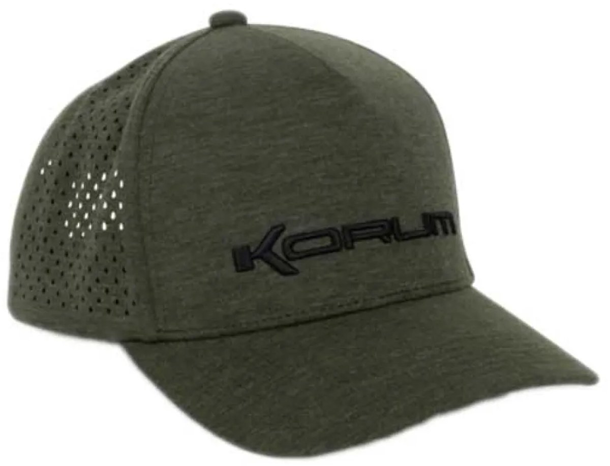 Korum Brushed Cotton Baseball Pet Groen Man