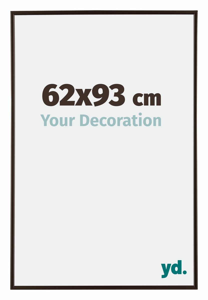 yd. Your Decoration - Fotolijst 62x93 cm - Kunststof - Antraciet - Evry