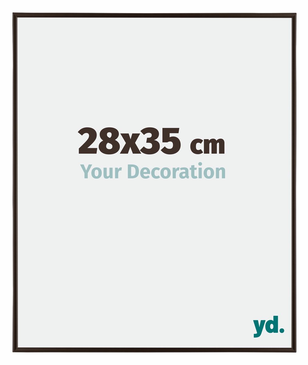 yd. Your Decoration - Fotolijst 28x35 cm - Kunststof - Antraciet - Evry