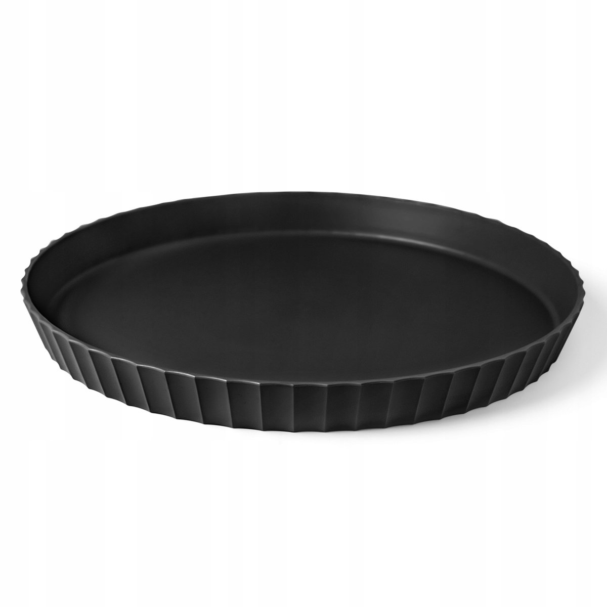 ATENA Ronde Serveerschaal 30 cm Karbon - Stijlvol en Duurzaam