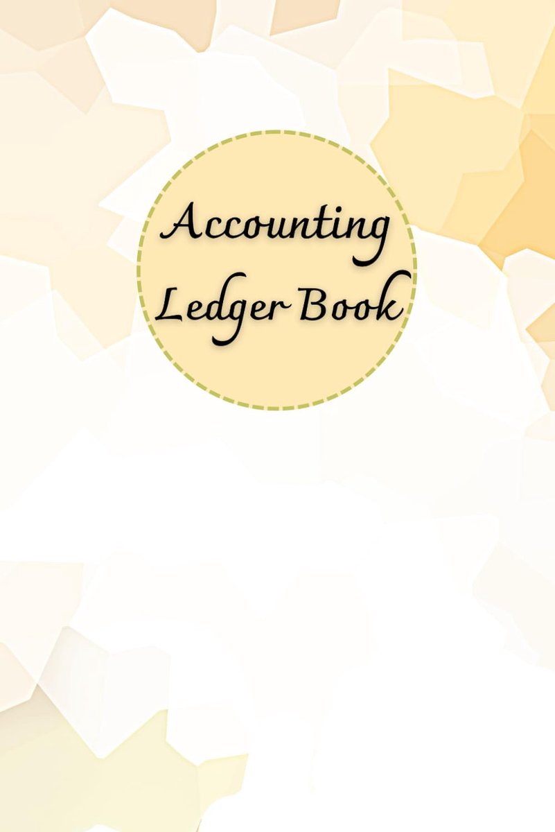 Beige & White Cover: Accounting Ledger Book for Tracking Income & Expense, come with undated calendar, Size 6”x9”, 120 - ShopVlot