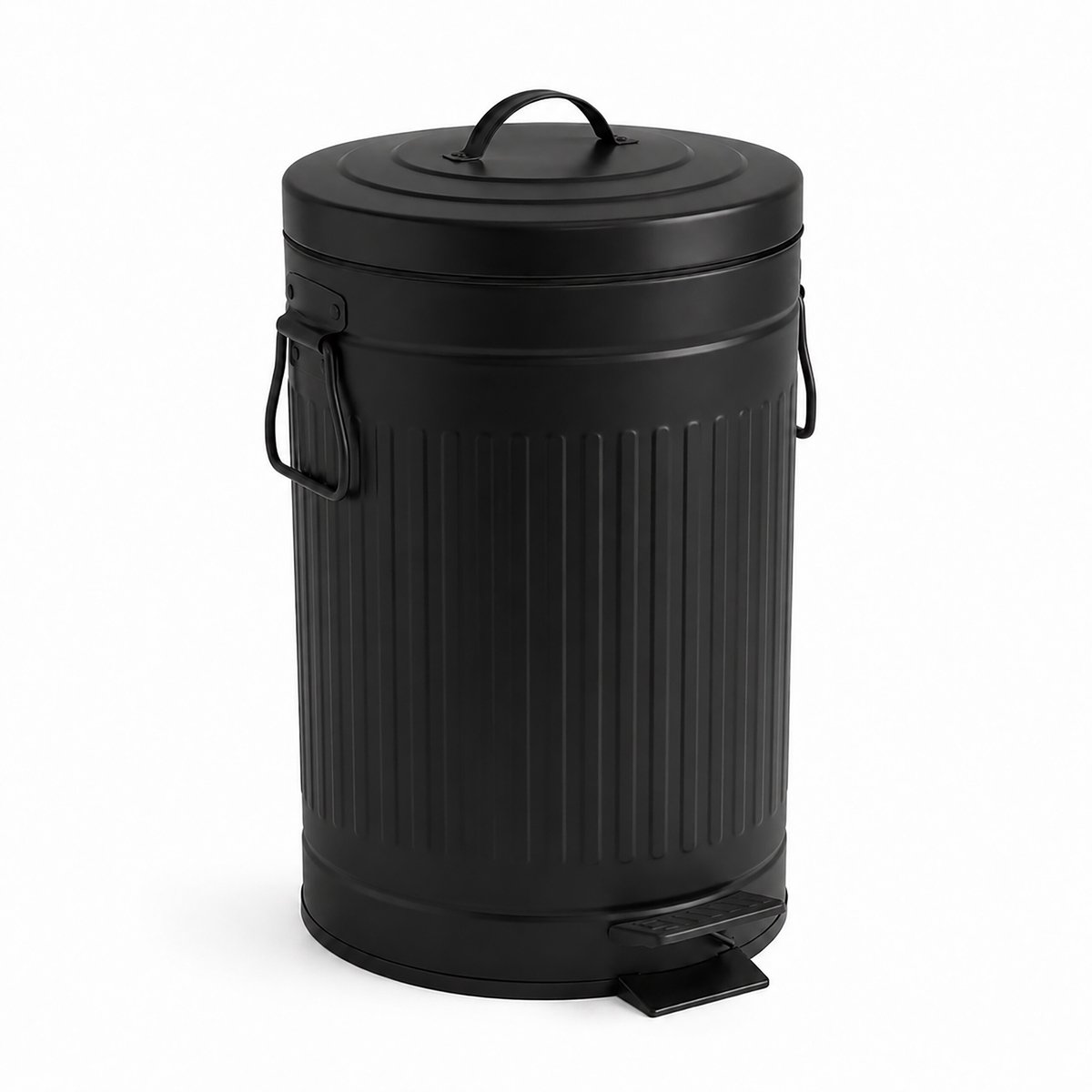 Prullenbak - 12 l - zwart