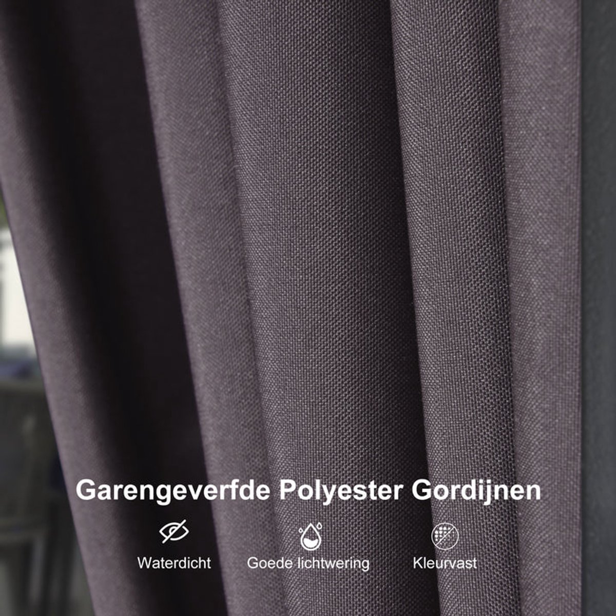 Purple Leaf Hardtop pavillon 3,65 x 3 m - gris