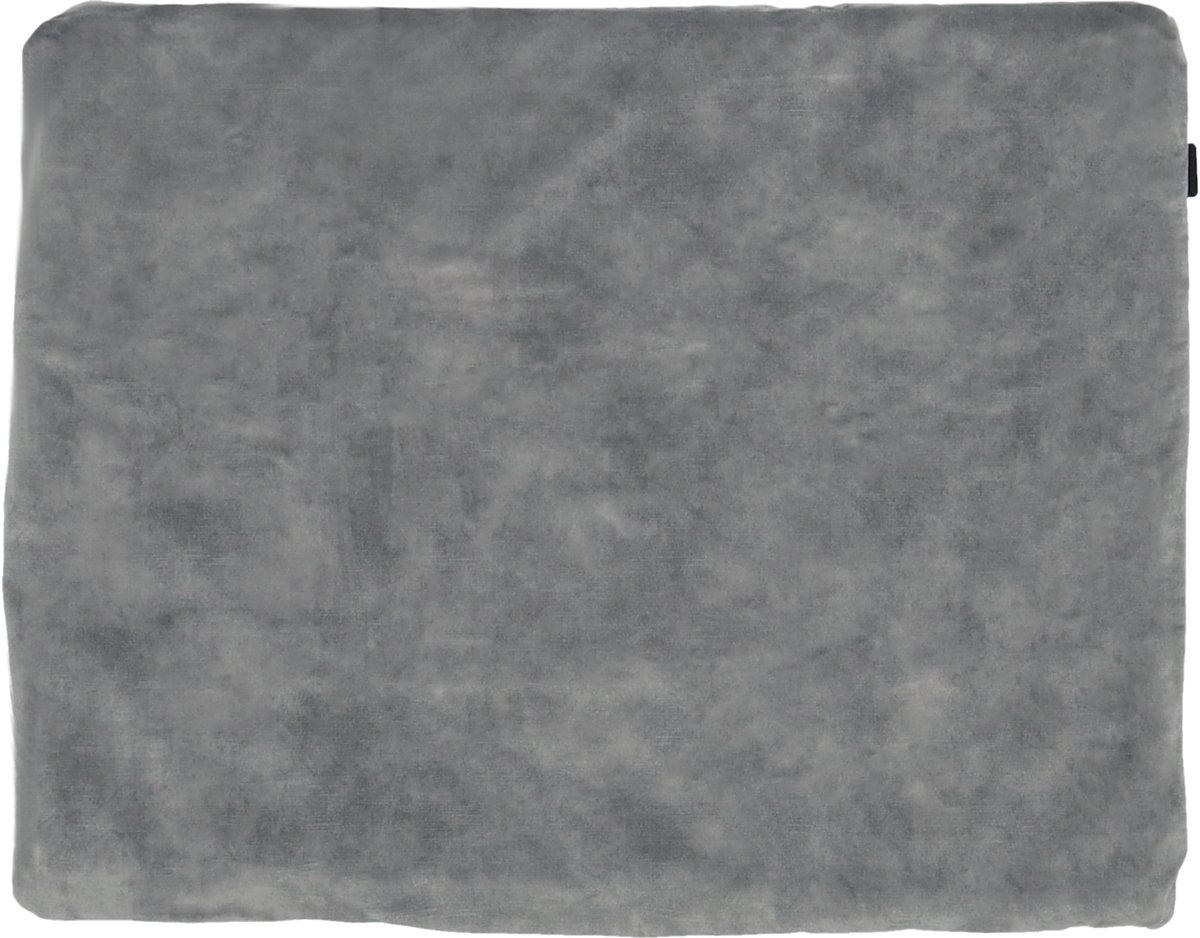 Kidsmill Velours Boxmatras Hoes Steel 80 x 100 cm