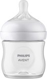 Biberon Philips Avent blanc (125ml), tétine Natural Response, débit 2.