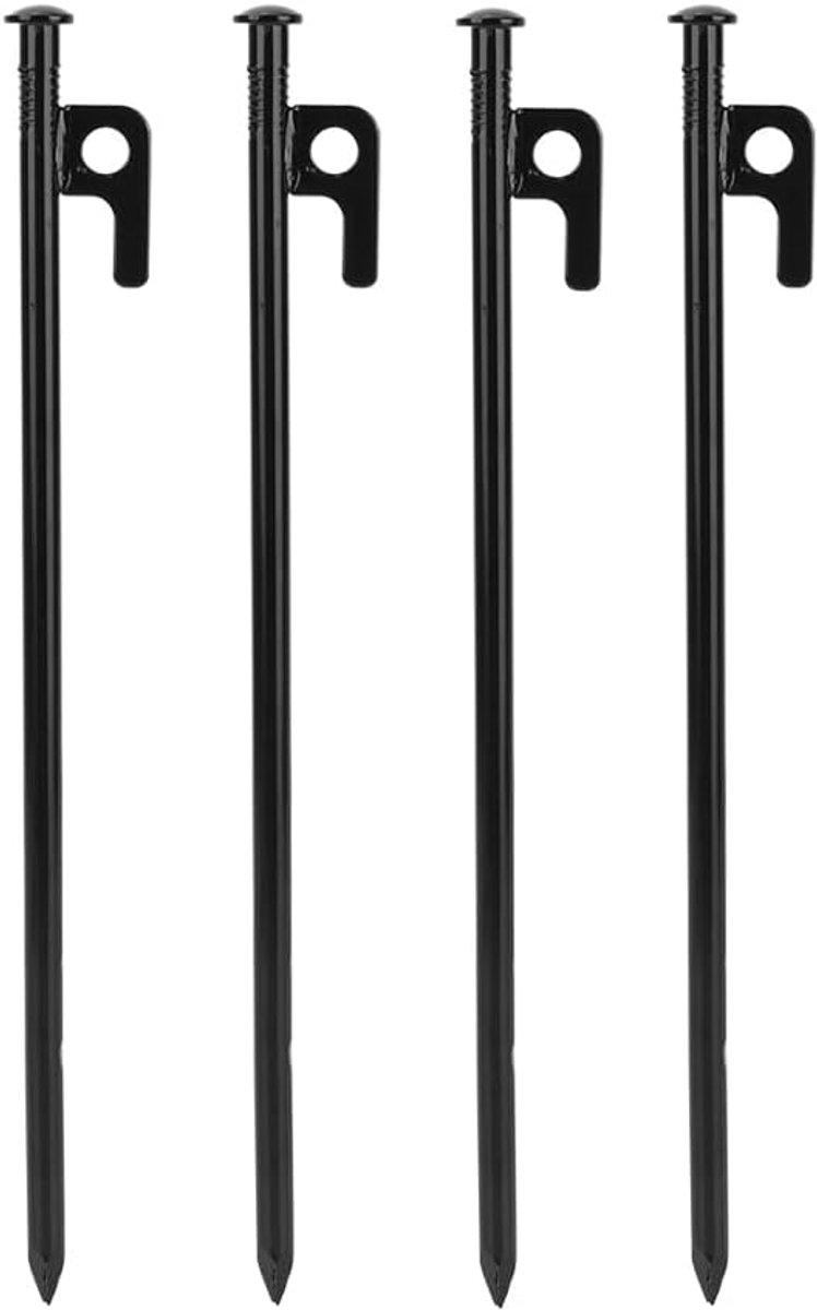 Tentharingen 20*0.9cm Metaal - Haringen Tent Kamperen en Survival - Grondpennen Aluminium - Kampeer spullen - Outdoor kwaliteit - 5 stuks