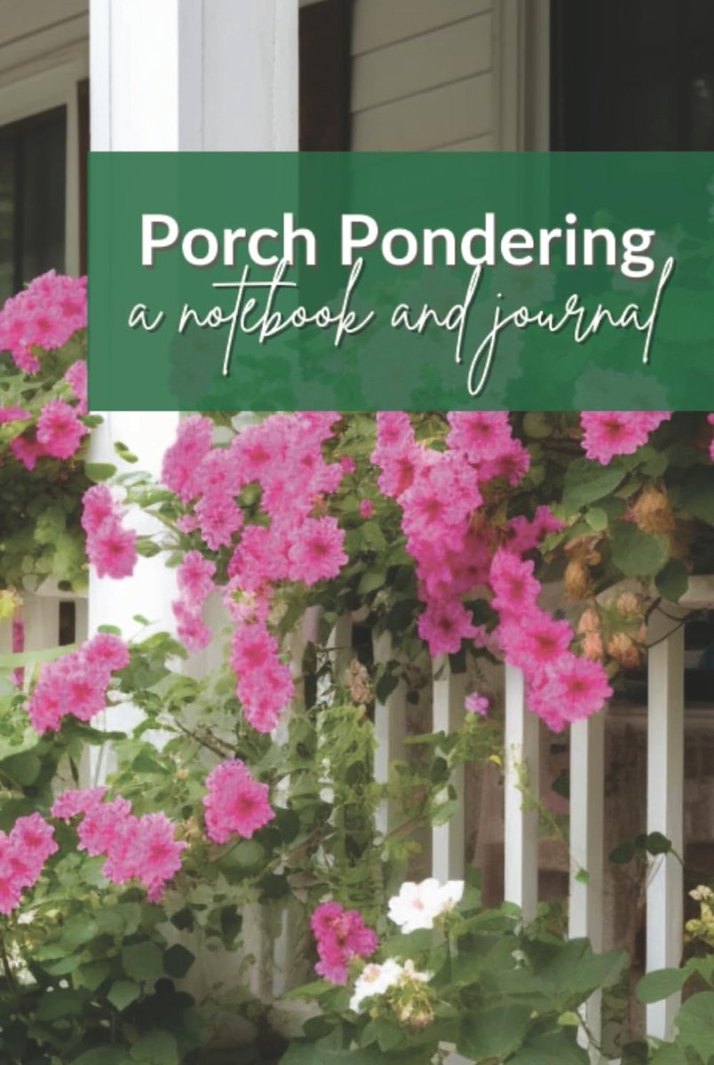 Porch Pondering: A journal for thinking, creating and unwinding daily on the Porch, Patio or Park Bench - ShopVlot