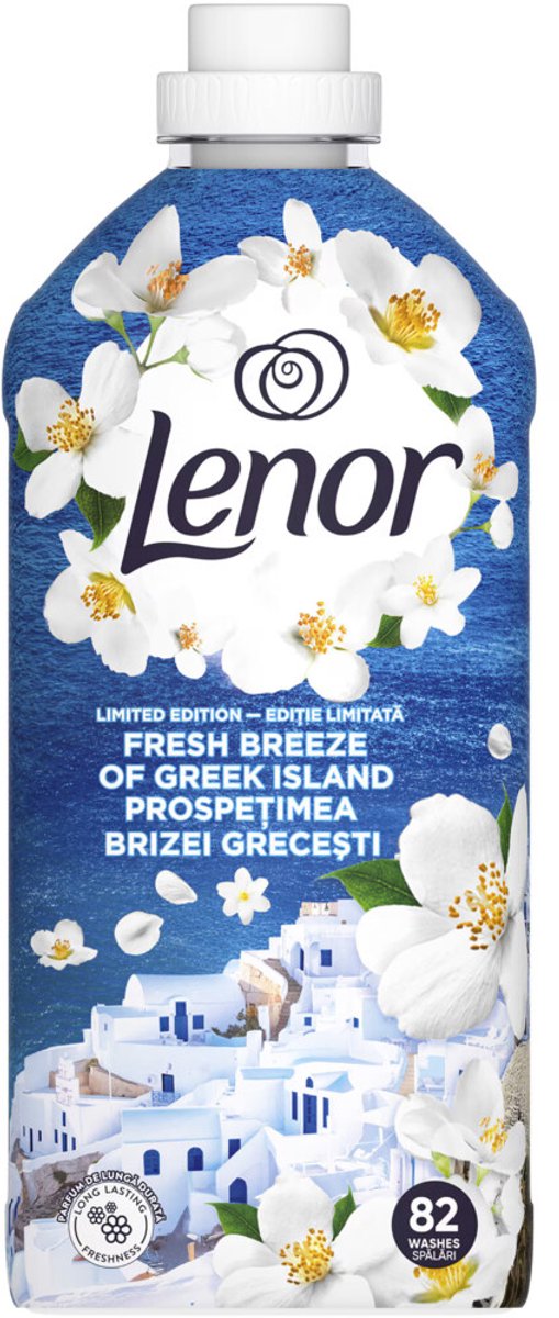 Lenor - Wasverzachter Fresh Breeze of Greek Island 82 Wasbeurten - 6 x 1722 ml - Voordeelverpakking