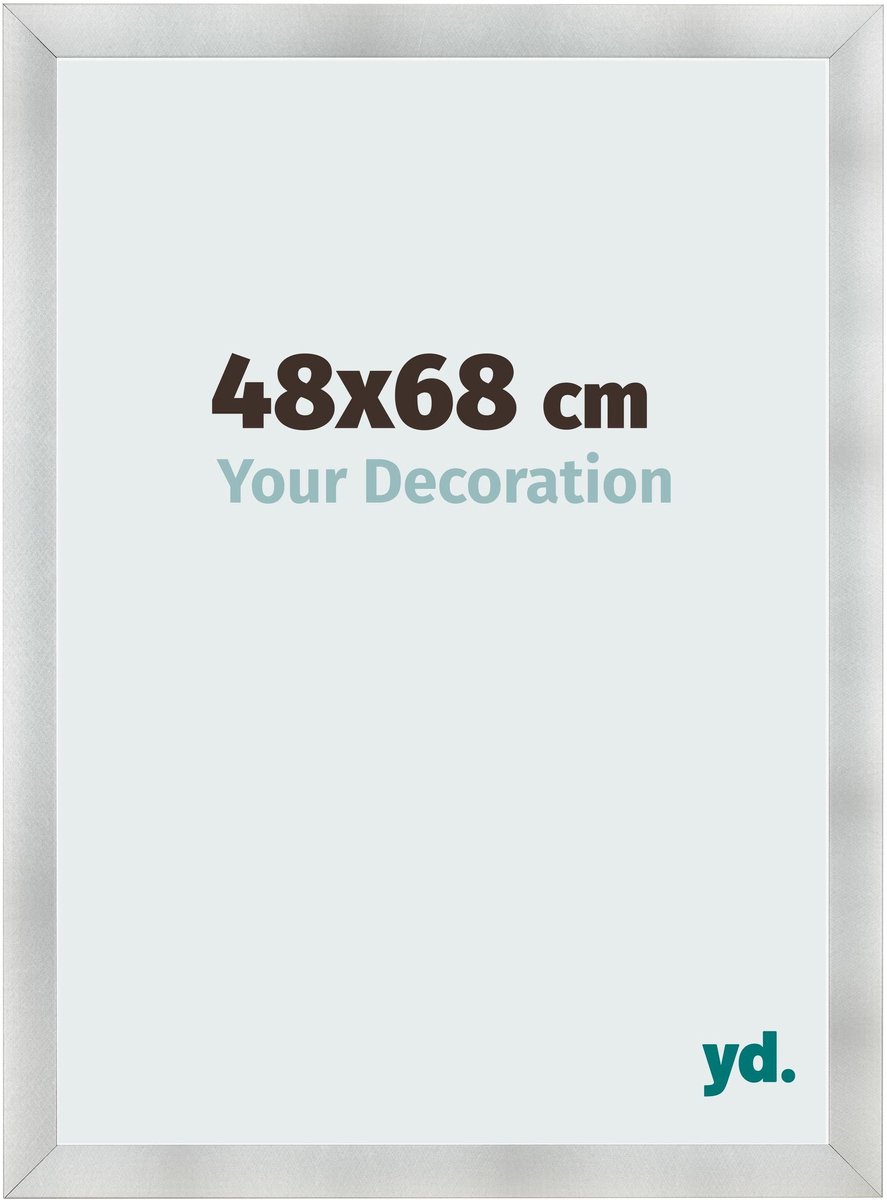 yd. Your Decoration - Fotolijst 48x68 cm - MDF - Aluminium Geborsteld - Pisa