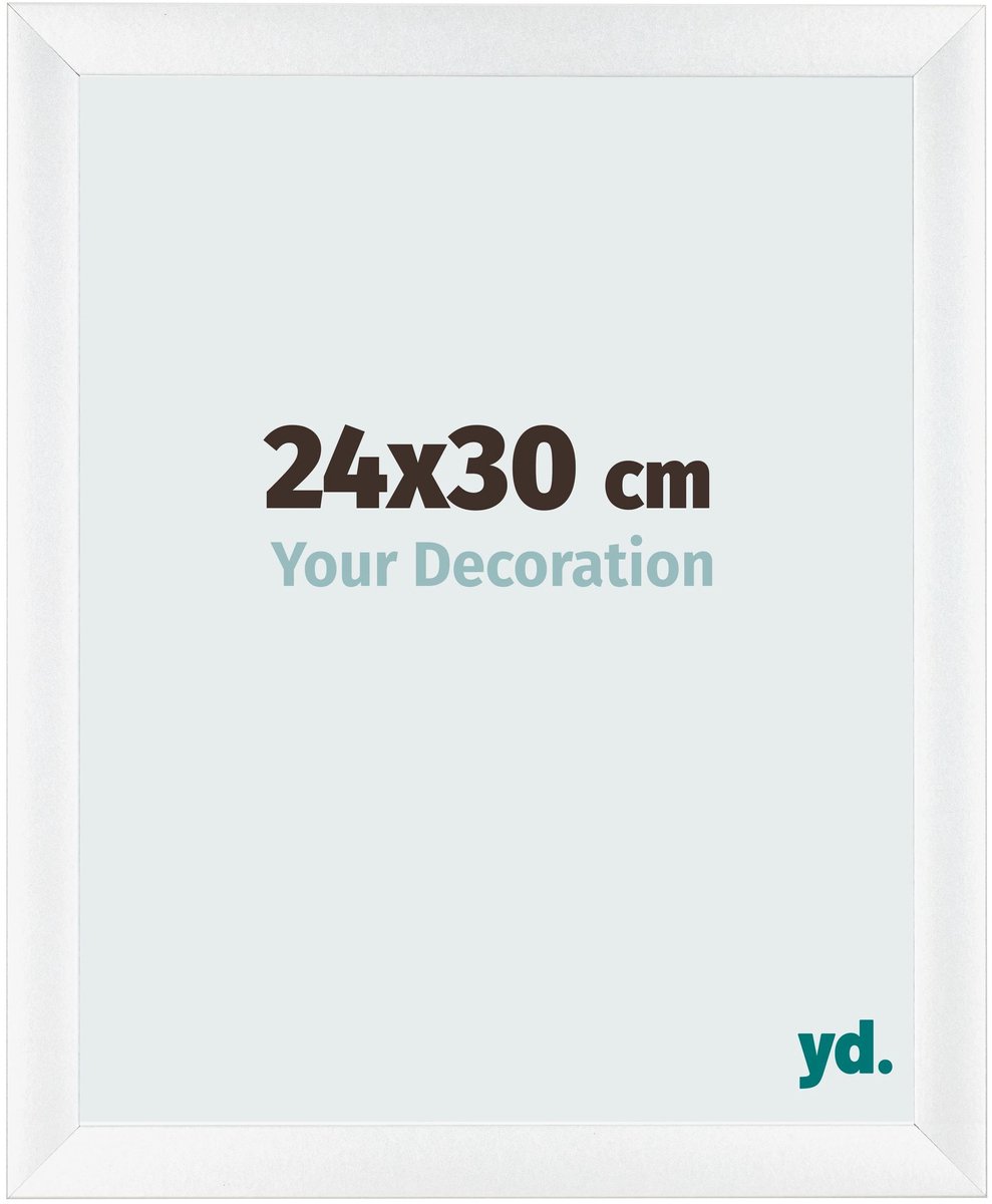 yd. Your Decoration - Fotolijst 24x30 cm - MDF - Wit Mat - Pisa