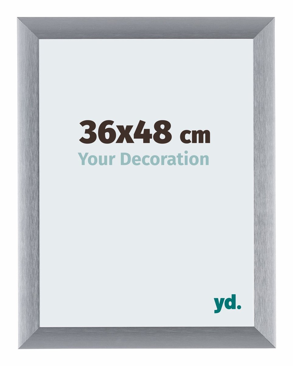 yd. Your Decoration - Fotolijst 36x48 cm - Aluminium - Zilver Geborsteld - Tucson