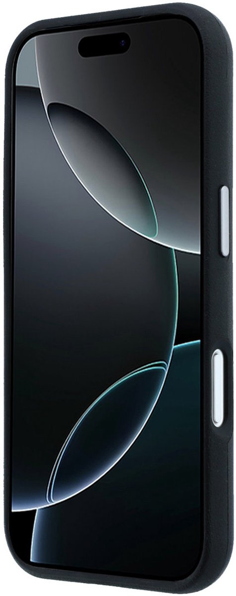 Mercedes-Benz Backcase hoesje geschikt voor Apple iPhone 18 Pro/17 Pro - Effen Zwart - Leer van Mercedes-Benz — afbeelding 5