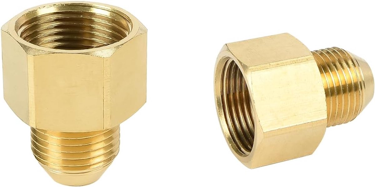 SnelShoppen - Adapter hogedrukreiniger 22 mm socket op 18 mm stekker, messing, eenvoudige aansluitingen, 1 stuk, tuin, buitengebruik