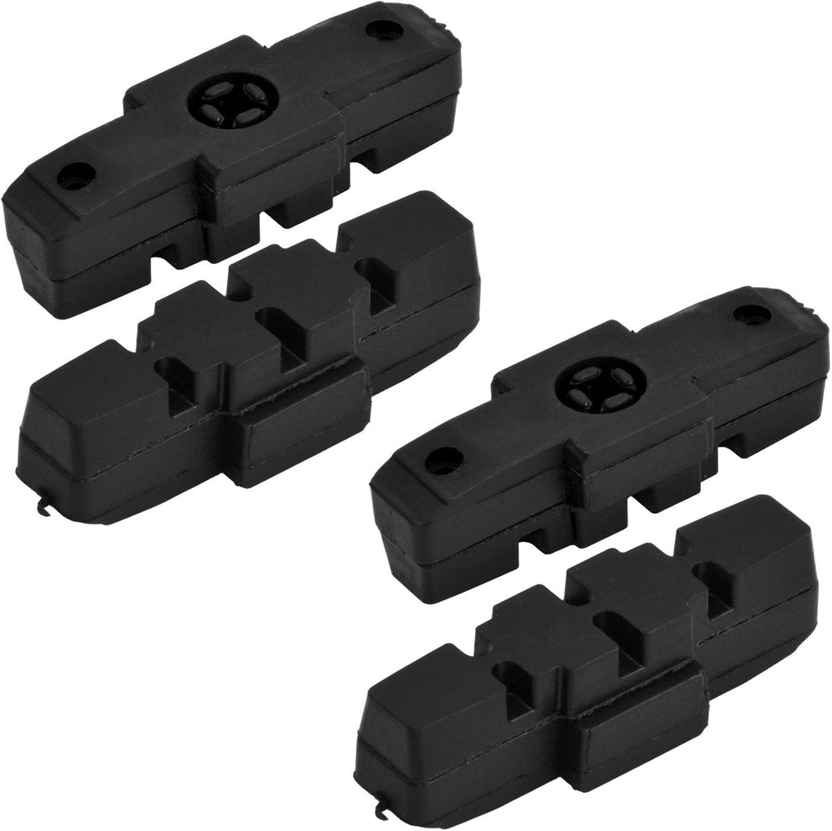 4 stuks fietsremblokken, zwart