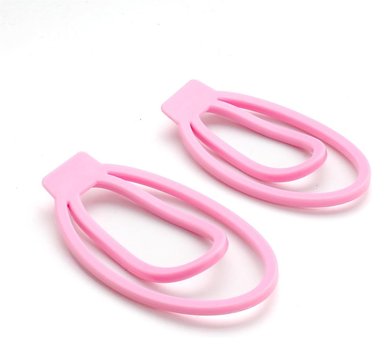 Clip 2 Pcs Chastity Devices Male Penis Ring Device Cock Cage Chastity Device Sissy Penis Cage Male Trainer Chastity Cage Penis Exercise Sex Toys (Pink)