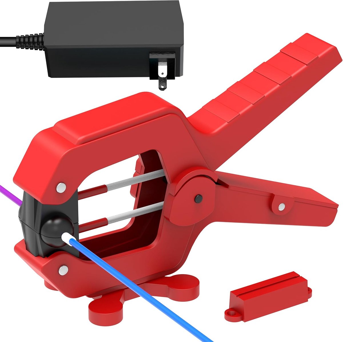 1,75 mm & 2,85 mm filamentconnector | filamentlasser en -verbinder | filamentfuser en -verbinder voor 3D-printen | Compatibel met PLA-, PETG-, ABS-, PC- en TPU-filamenten