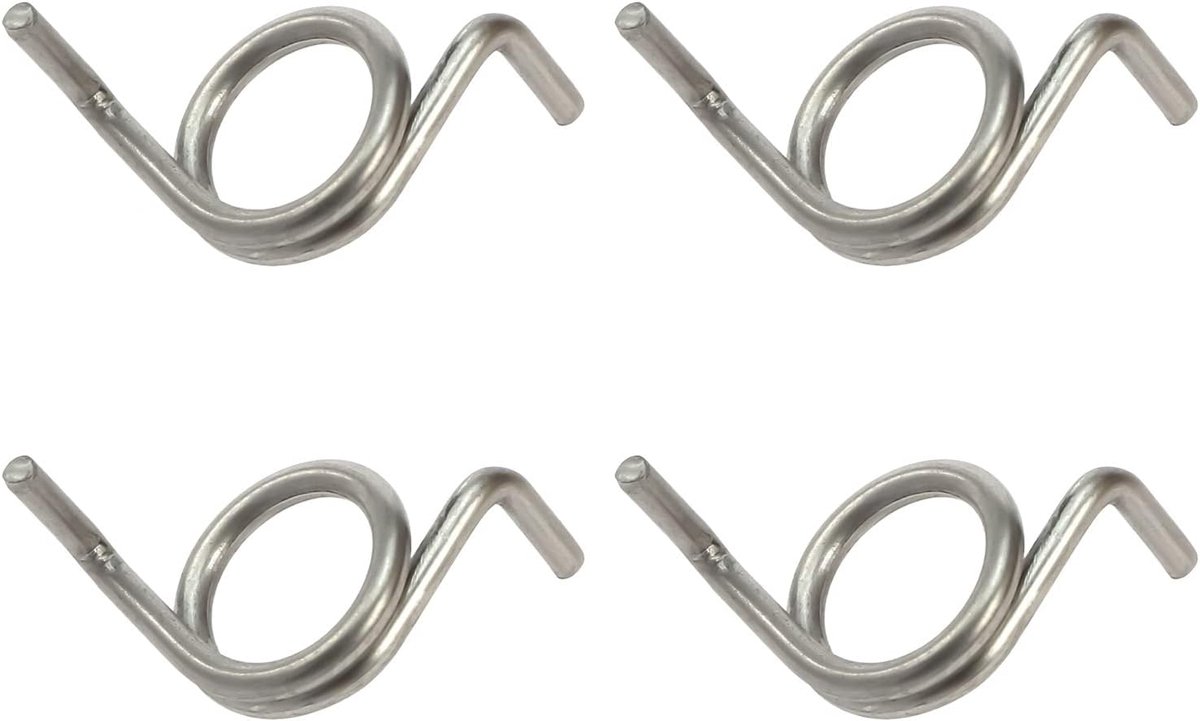 4 STKS Deurslot Klink Veren Auto Lock Reparatie Veren Set CL-01695 CL-01696 Compatibel met Transporter III Bus Box Flatbed IV Bus Box Flatbed