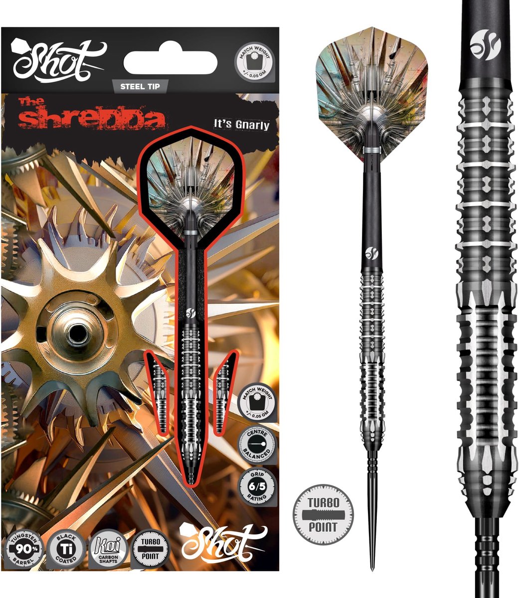 Shot Gnarly Shredda Turbo Point 90% - Dartpijlen