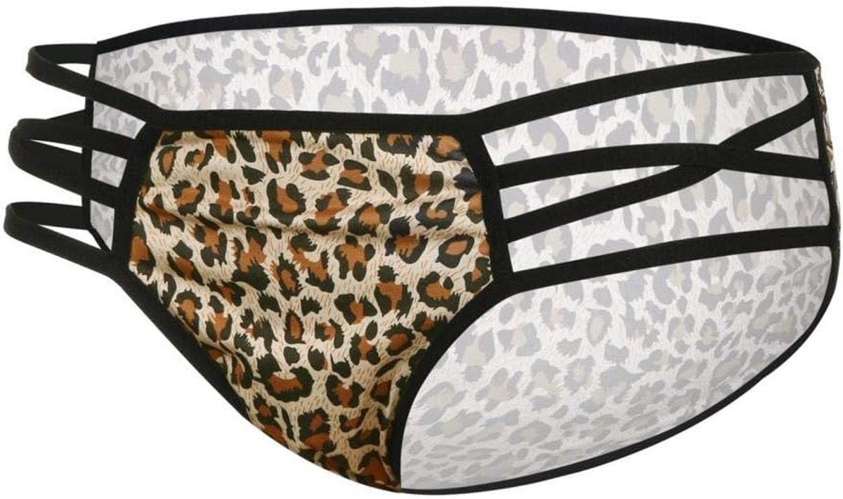 Sexy dames erotische lingerie Bandage Sexy Lingerie Dames Ondergoed String Temptation Leopard Panties Sexy Erotische Nachtkleding Slips