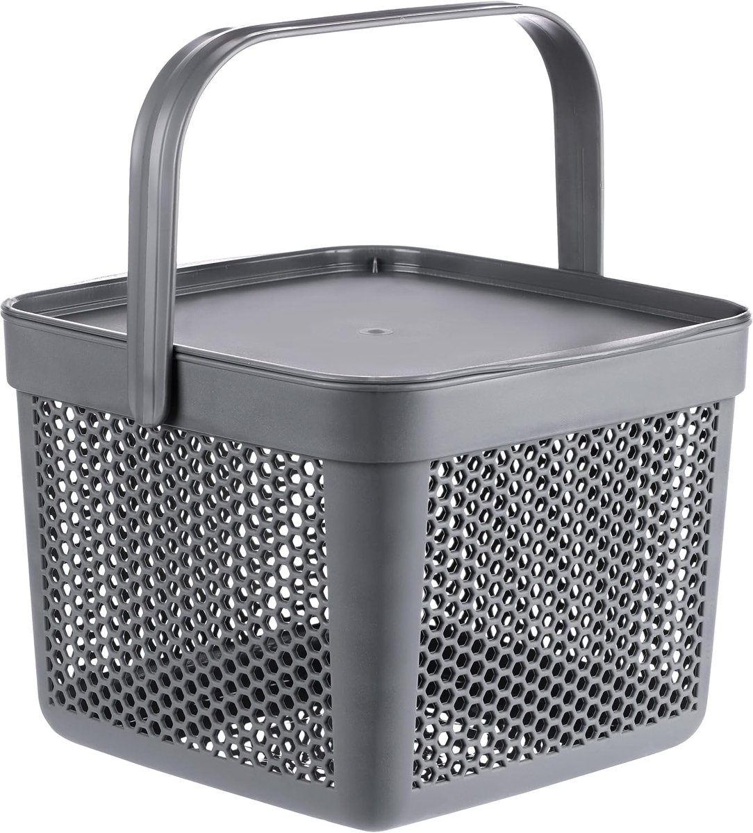 Opbergmand Met Deksel - 8 Liter Opbergdoos, Mand Voor Speelgoed, Wasmand, Paasmand