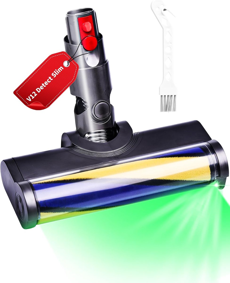 Vloerzuigmond voor Dyson V12 Detect Slim reserveonderdelen reserveborstel stofzuiger softroller accessoires met stofindicator voor harde vloeren