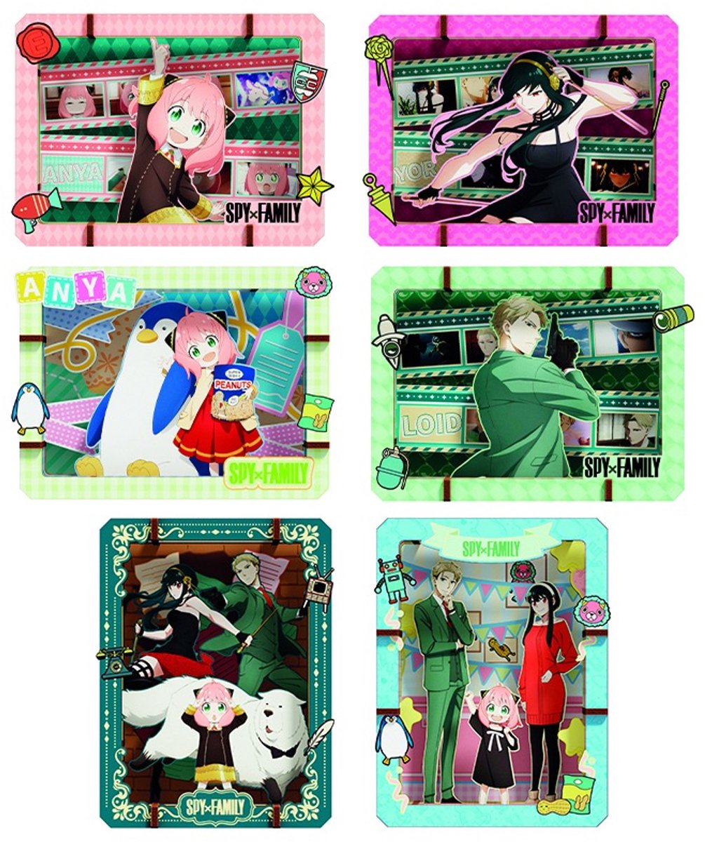 Spy X Family Puremind Wooden Gallery S - Family Mission (1 random item)