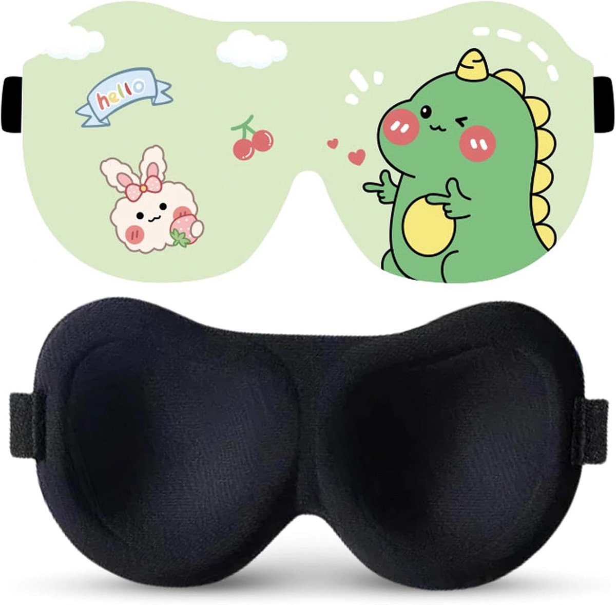 3D-slaapmasker voor kinderen, met verstelbare hoofdband voor
