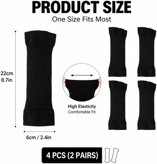 Mouwen, lipoedeem manchetten, yoga armwarmers, afslanken — afbeelding 2