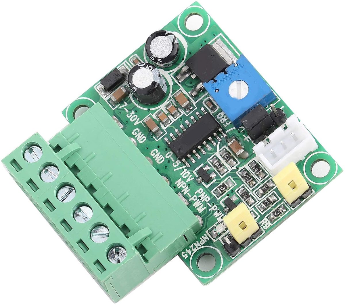 Instelbaar 0-5V / 0-10V analoge ingangsspanning naar PWM-converter DC 7-30V voor signaalconversie