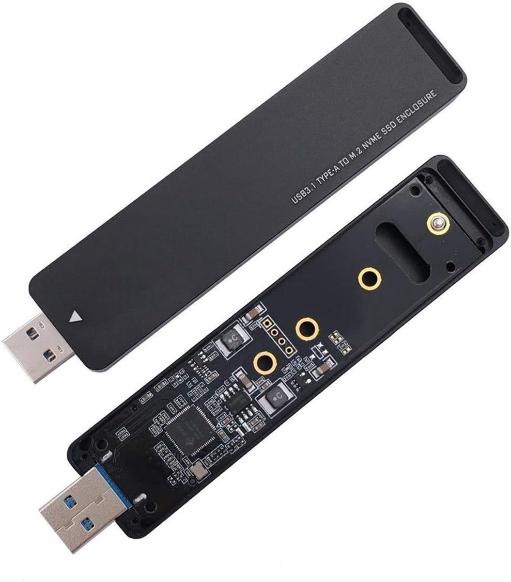 chenyang USB 3.0 to NVME M-Key M.2 NGFF SSD External PCBA Conveter Adapter with Flash Disk Case - ShopVlot