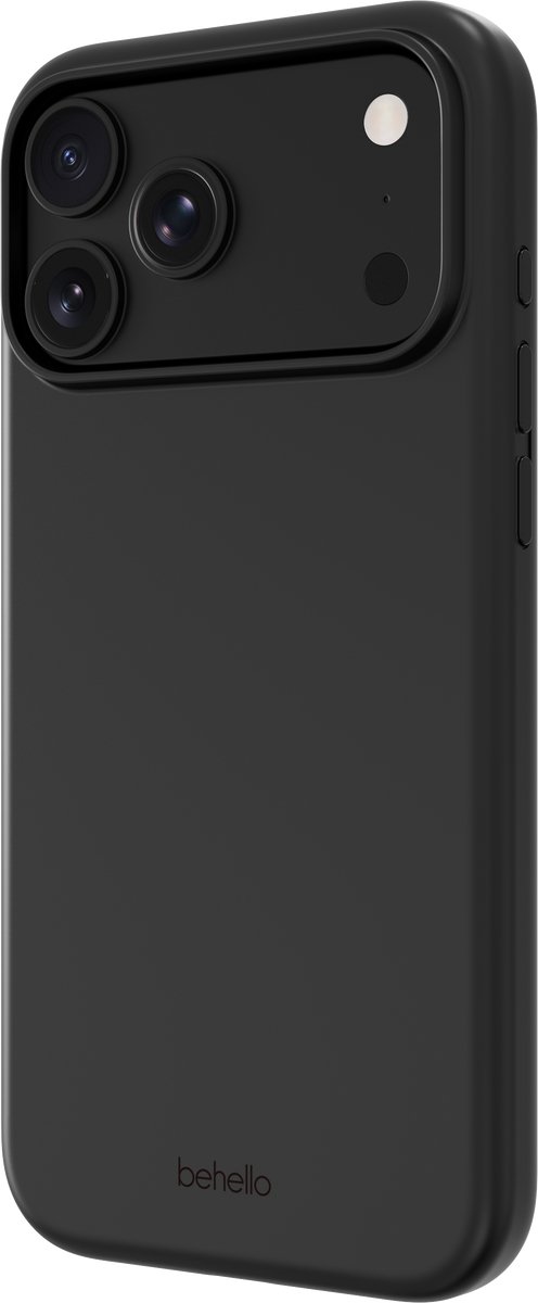 BeHello iPhone 18 Pro / 17 Pro Liquid silicone case zwart