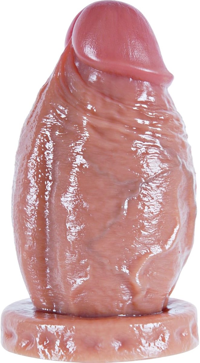 Realistische dildo van 10,3 cm diameter,21cm lang,siliconen dildo met extra grote zuignapvoet,voor diepere anale stimulatie,super breed XXL seksspeeltje,geschikt voor gevorderde gebruikers