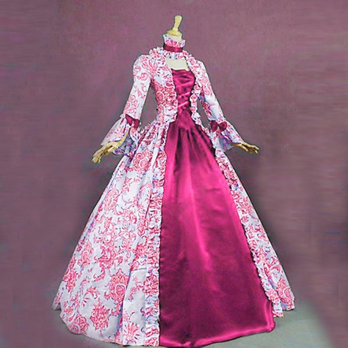 Halloween kostuum barok rococo middeleeuws gothic dames heren volwassenen korset party A37