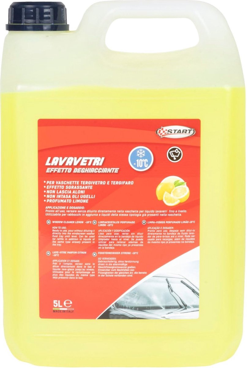 Raamreiniger 5 L - Ontvettend effect - Vorstbescherming tot -10°C - Verwijdert vuil en insecten - ShopVlot
