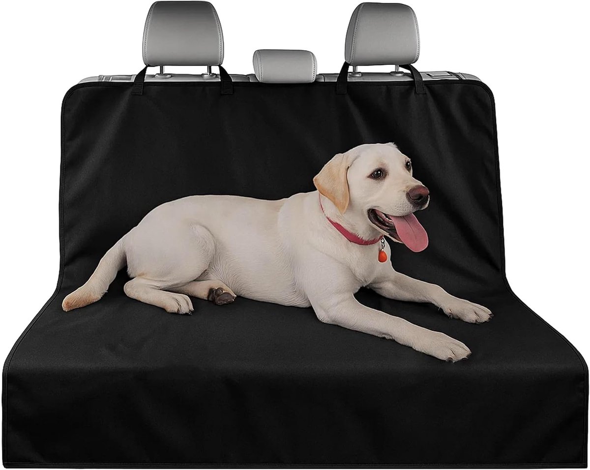 SnelShoppen - Universele Auto Zitting Beschermhoes 2-in-1, 137 x 125 cm, Voor Honden en Katten, Waterdicht en Krabbestendig, Geschikt voor SUV, Truck