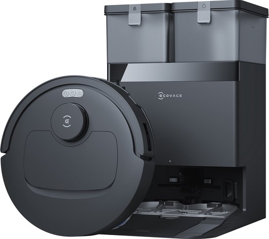 Ecovacs DEEBOT T30e OMNI Robotstofzuiger met dweilfunctie - 25.000 Pa - Anti-klit - Autolegen