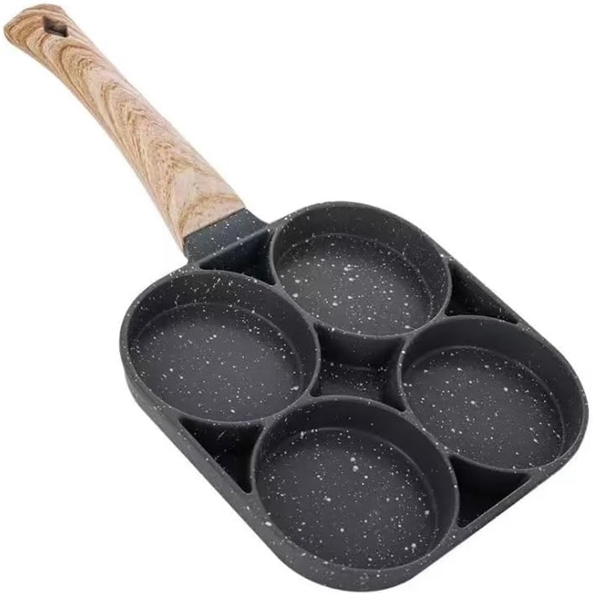Pannenkoekenpan met antiaanbaklaag, pannenkoekenpan met antiaanbaklaag, eierkoekenpan, gebakken ei hamburgerpan, niet-stick gepocheerde eierpan, aluminium gebakken eierpan, voor ontbijt