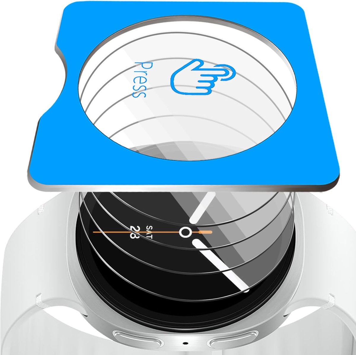 Beschermfolie voor Samsung Galaxy Watch 8 44 mm, 9H hardheid