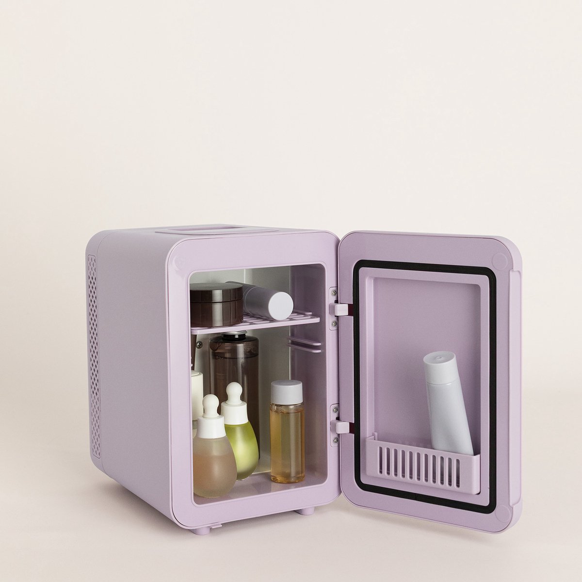 CREATE - 4L Mini cosmetica koelkast met koel- en verwarmingsfunctie - Lavendel - SKINCARE MINI FRIDGE