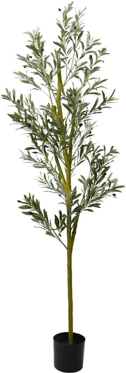 Kunstmatige olijfboom, 800 bladeren, 200 cm, groen