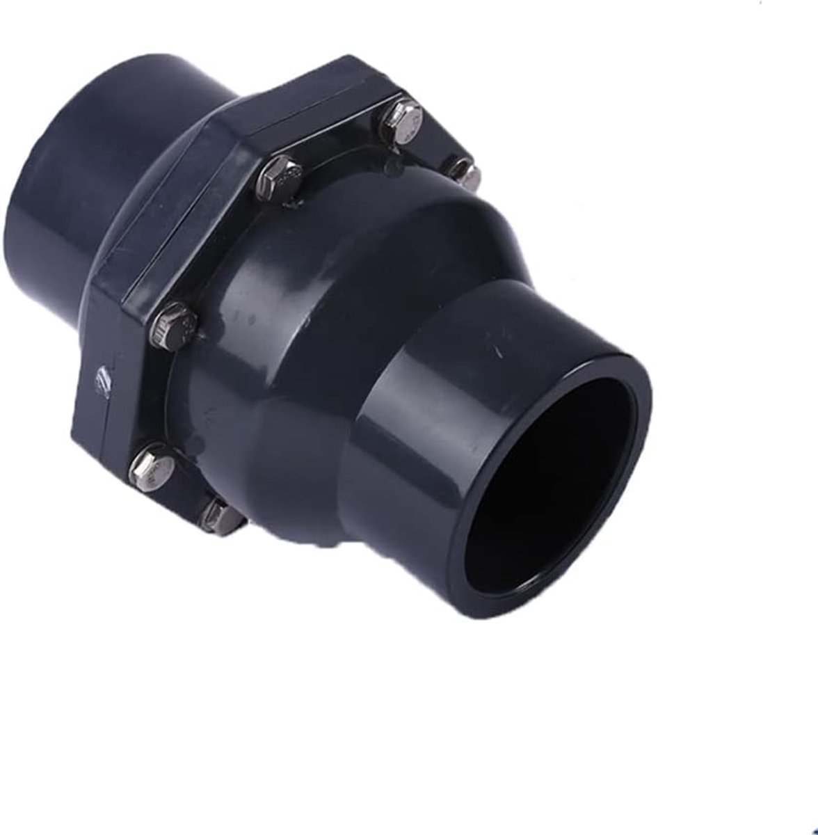 (Φ40 mm) PVC-U Swing terugslagklep oplosmiddel laspijp montage, niet-retourneer voor opvangpomp afvalfilter, Koivijver, geschikt voor horizontaal of verticaal gebruik, voor boot